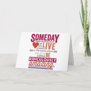 **LONG DISTANCE** BIRTHDAY WISHES FOR YOU! CARD