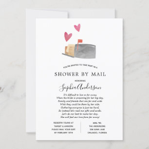 Long Distance Bridal Shower by Mail Invitation