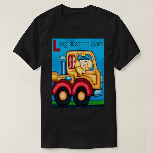 Long Distance Clara T-Shirt (Design Front)