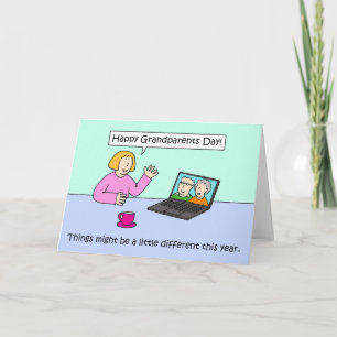Long Distance Grandparents Day Card
