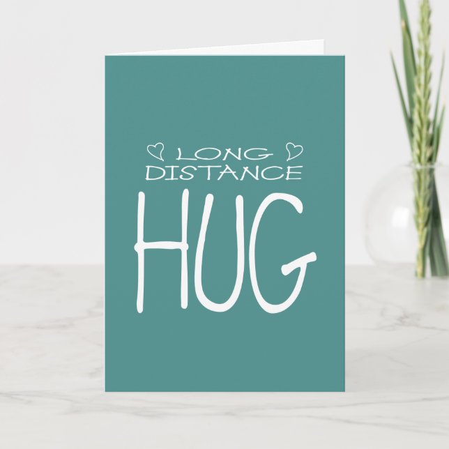 Long Distance Hug Card (Front)