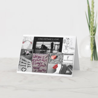 long distance love card