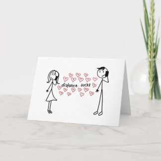 Long Distance Relationship Card