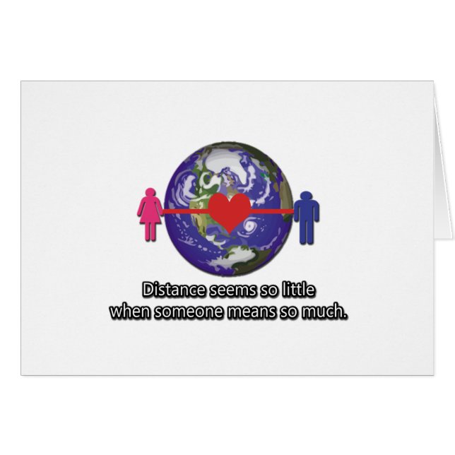 Long Distance Relationship Couple (Front Horizontal)