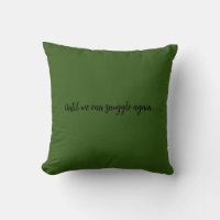 Long Distance Relationship Snuggle Pillow 
