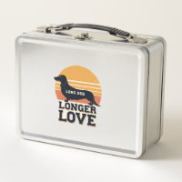 Long Dog Longer Love Vintage Dachshund Sunset Grap