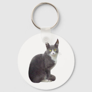 Long Eared Cat Key Ring