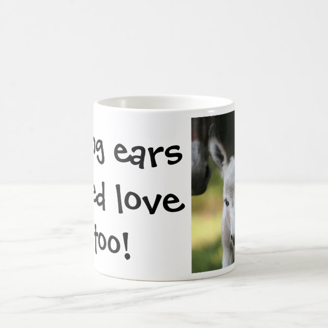 Long ears need love too! coffee mug (Center)