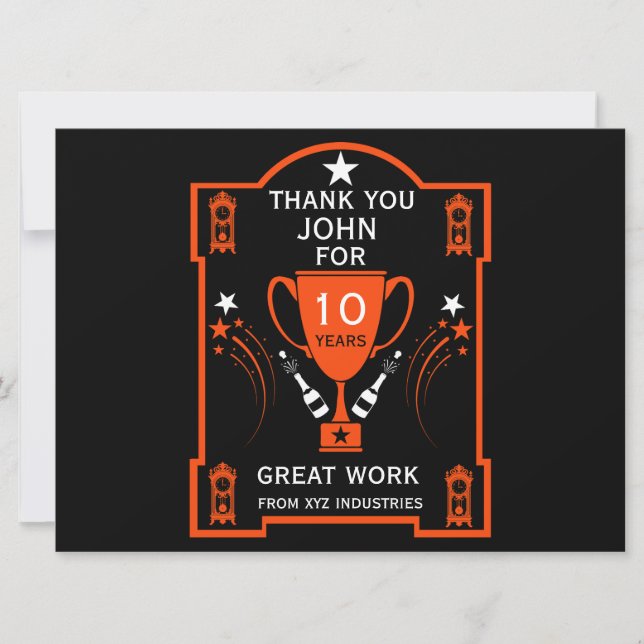 Long Employment Service Recognition (Front)