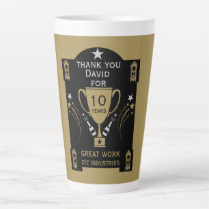 Long Employment Service Recognition Latte Mug