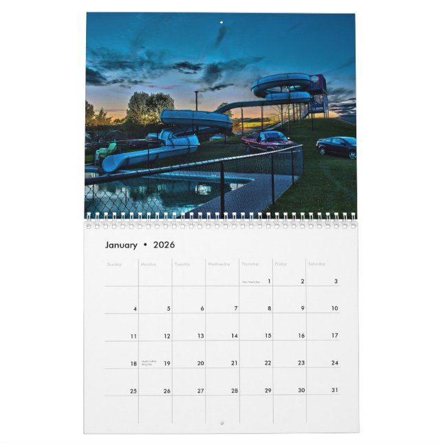 Long Exposure Photography 2013 calendar (Jan 2026)