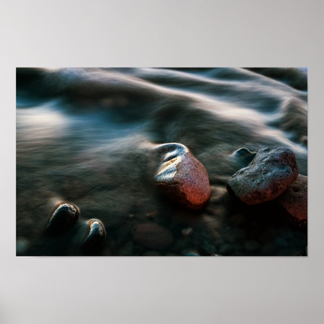 Long exposure sea  poster (Front)