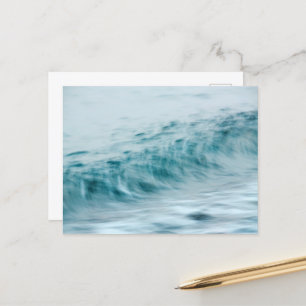 Long exposure waves postcard