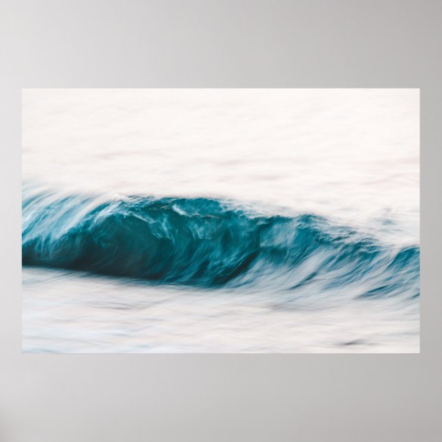 Long exposure waves poster (Front)