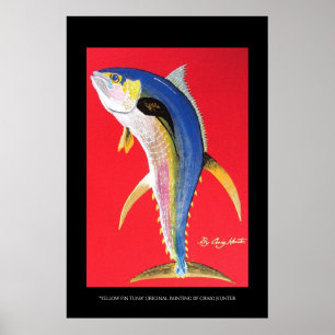 Long fin tuna poster