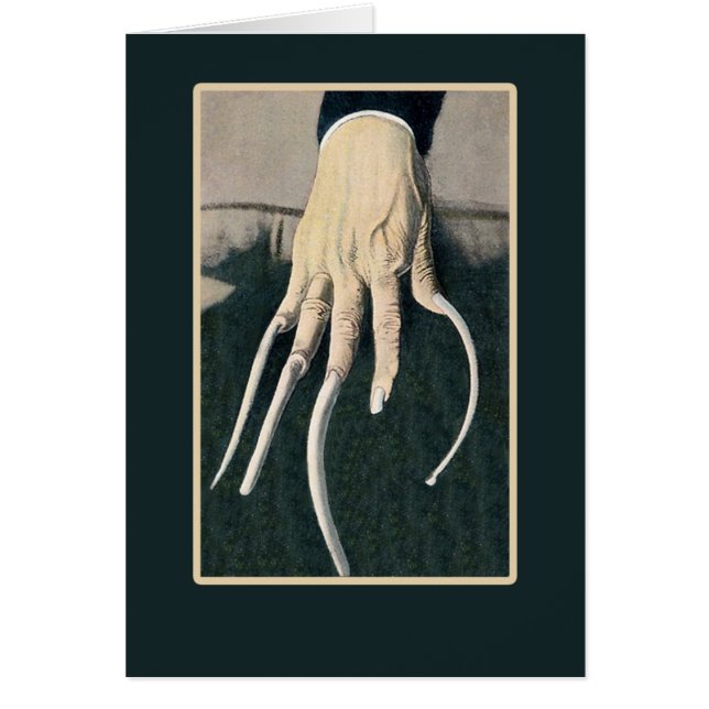 Long Fingernails, Circus Oddity Cards (Front)