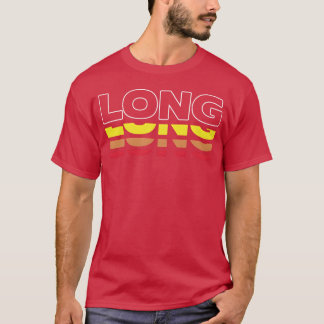 Long First Name Funny Vintage Sunset Long friends T-Shirt