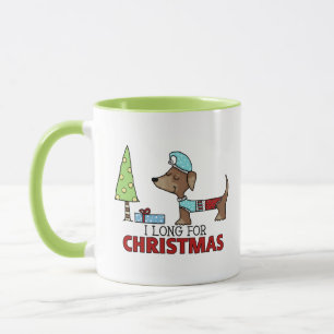 Long for Christmas-Dachshund Mug
