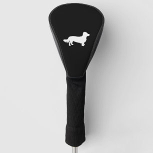 Long hair dachshund dog Dachshund gift silhouette Golf Head Cover