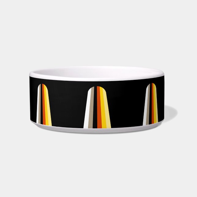 Long Hair Pride Flag Bowl (Front)