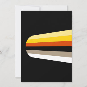 Long Hair Pride Flag Holiday Card