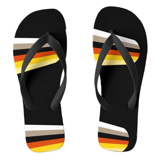 Long Hair Pride Flip Flops (Footbed)