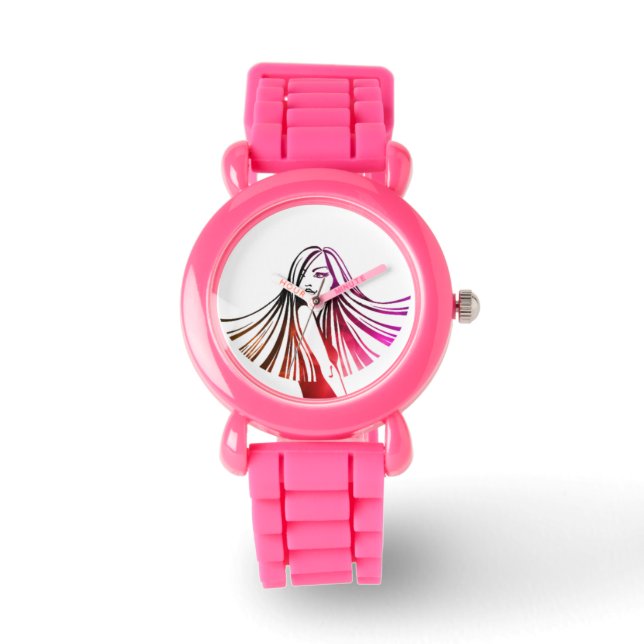 Long Haired Beauty Watch (Front)