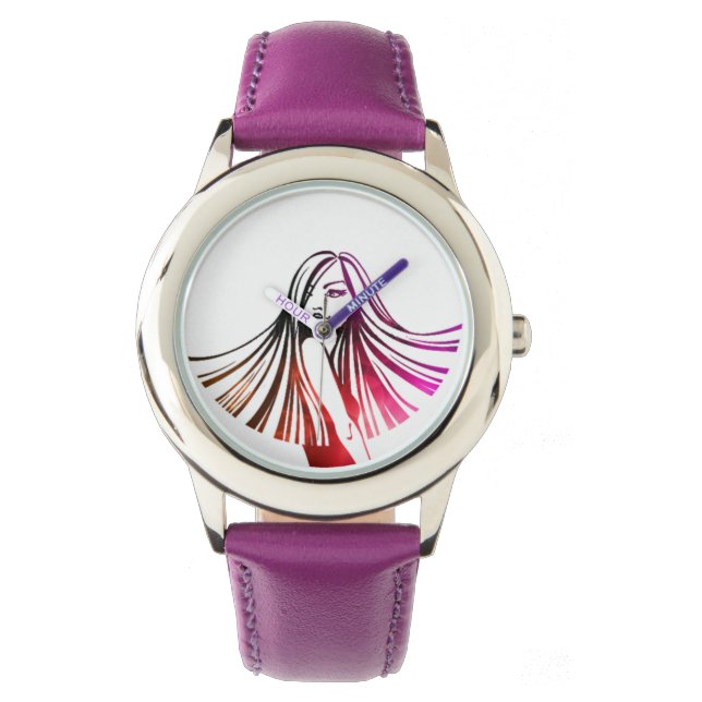 Long Haired Beauty Watch (Front)