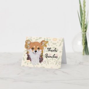 Long haired Chihuahua Custom Notecard