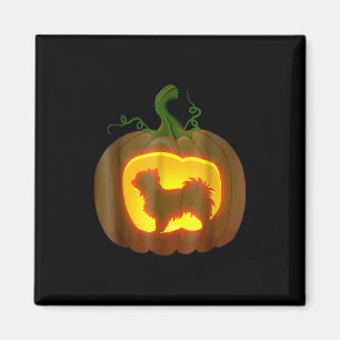 Long Haired Chihuahua Halloween Magnet