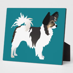 Long-haired Chihuahua or Papillon Basic Design Plaque