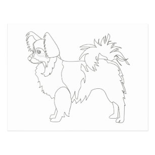 Chihuahua Silhouette Postcards Zazzle Uk
