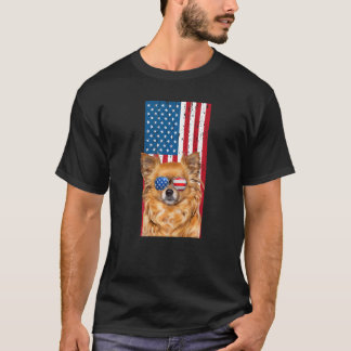 Long Haired Hair Chihuahua For Boys Kids Dog Ameri T-Shirt