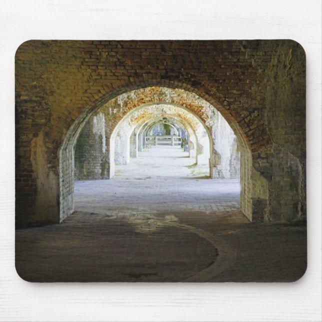 Long Hall at Fort Pickens Mouse Mat (Front)