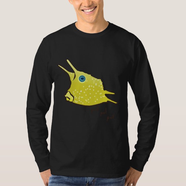 Long Horn Cow Fish T-Shirt (Front)