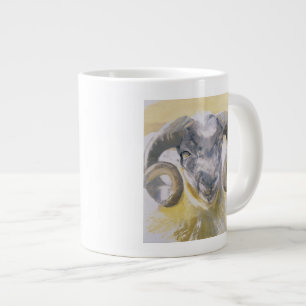 Long Horn Sheep 2 Large Coffee Mug