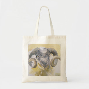 Long Horn Sheep 2 Tote Bag