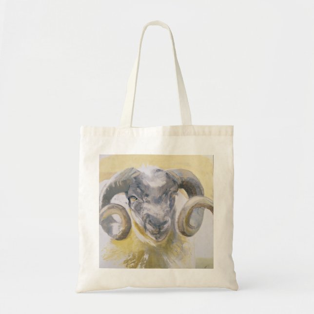 Long Horn Sheep 2 Tote Bag (Front)