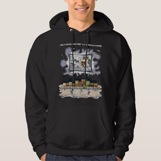 Long In The Tooth | Birthday Black Hoodie (Front)