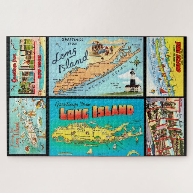 Long Island 20x30  Postcard Puzzle (Horizontal)