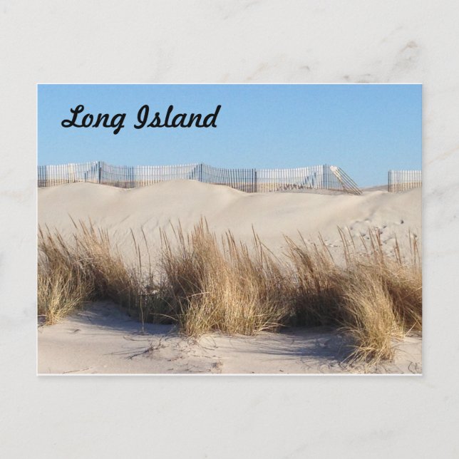 Long Island Beach Postcard (Front)