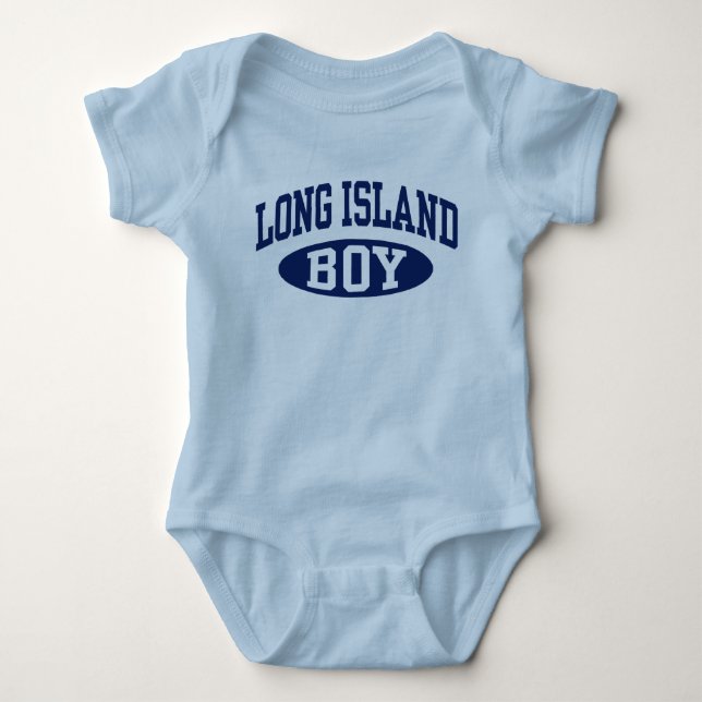 Long Island Boy Baby Bodysuit (Front)
