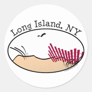 Long Island Classic Round Sticker