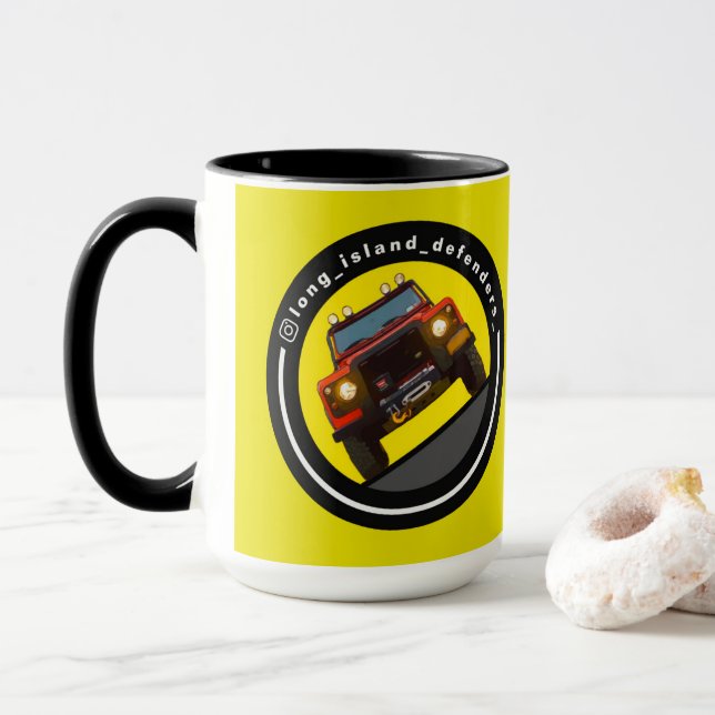 LONG ISLAND DEFENDERS MUG (With Donut)