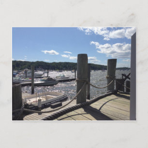 Long Island Dock Postcard