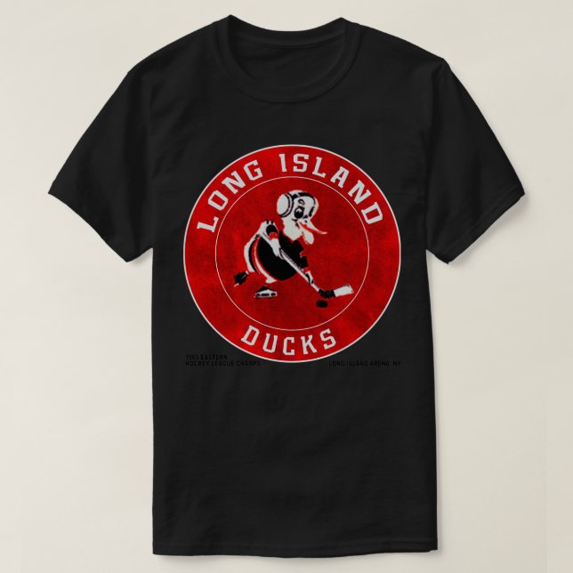 Long Island Ducks Hockey Team T-Shirt (Design Front)