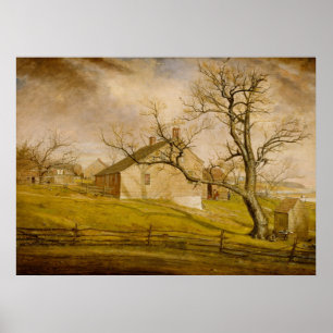 Long Island Farmhouses 1862–63 Poster