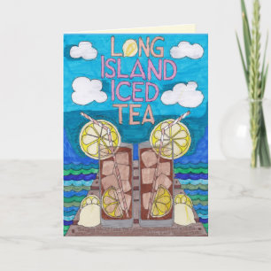 Long Island Ice Tea Card - Happy Hour 2