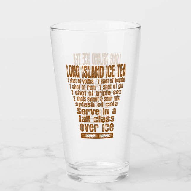 Long Island Ice Tea Glass (Front)