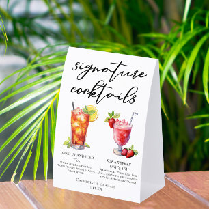 Long Island Iced Tea Strawberry Daiquiri Cocktails